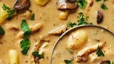 Creamy Chicken Marsala Gnocchi Soup