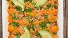 Creamy Chipotle Chicken Enchiladas