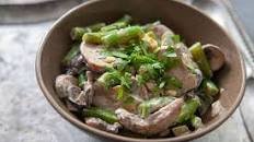 Creamy Green Beans and Mushrooms