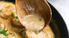 Creamy Lemon Garlic Scallops