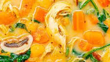 Creamy Sweet Potato Chicken Soup