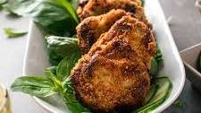 Crispy Almond Crusted Pork