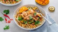Crispy Mango Chicken Noodles