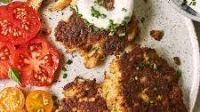 Crispy Quinoa Crab Cakes