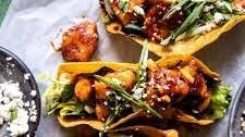 Crispy Sesame Ginger Chicken Tacos