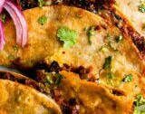 Crispy Sheet Pan Black Bean Tacos (Vegetarian)