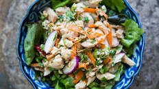 Crunchy Tuna Salad with Sesame-Ginger Dressing