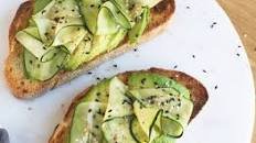 Cucumber Avocado Toast