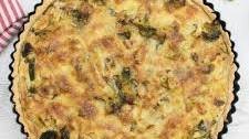 Curried Broccoli & Leek Quiche [vegetarian] [gluten free]