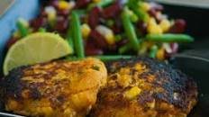 Curried Sweet Potato Crab Cakes