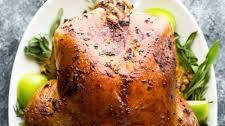 Dry Brined Turkey with Garlic Sage Butter