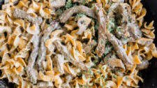 Easy 30 Minute Blue Cheese Beef Stroganoff