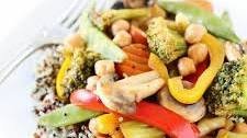 Easy Chickpea Vegetable Stir Fry