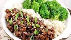 Easy Korean Ground Beef and Broccoli