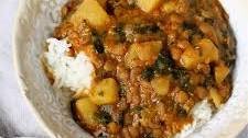 Easy Lentil Potato Curry (Vegan, Gluten Free).