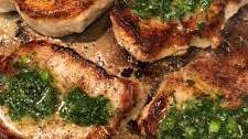 Easy Pork Chops with Herb Butter