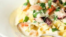 Easy Seafood Alfredo...From Scratch!