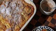 Eggnog Croissant French Toast Casserole