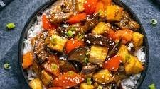 Eggplant Tofu Stir Fry