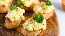 Egg Salad Crostini
