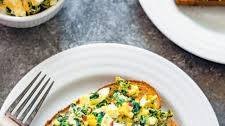 Egg Salad with Spinach and Feta