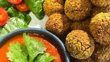 Falafels au pesto vert