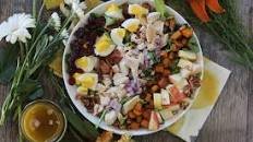 Fall Harvest Chopped Salad with Apple Maple Vinaigrette