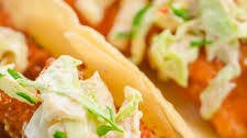 Fish Tacos with Spicy Slaw