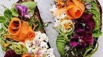 Flowery Avocado Toast