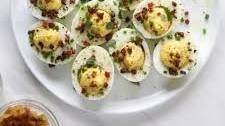 French Onion Deviled Eggs