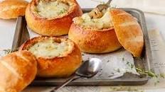 French Onion Soup in Sourdough Buns