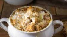 French Onion Soup with Mini Croutons