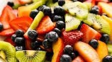 Fruit Salad with Honey Lime Dressing