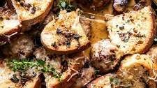 Garlic Butter Chicken Marsala Meatballs