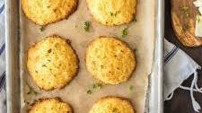 Garlic Cheesy Cornbread Drop Biscuits