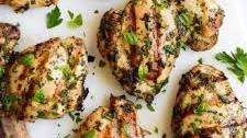 Garlic Herb Grilled Chicken Thighs