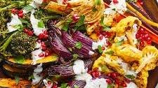 Giant Roasted Vegetable Platter
