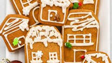 Gingerbread Cookies with Apple Cider Icing