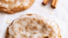 Gingerbread Iced Oatmeal Cookies