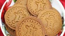 Gingerbread Shortbread Cookies