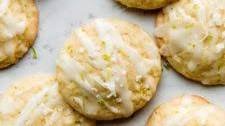 Glazed Coconut Lime Cookies