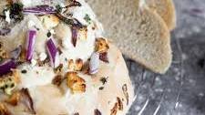 Goat's Cheese and Caramelised Onion Bread