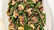 Green Beans with Mushrooms