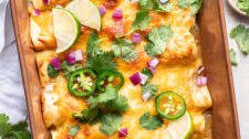 Green Enchilada Casserole with Ground Turkey