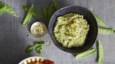 Green Pea Hummus with Fresh Mint