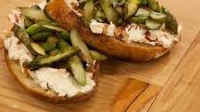 Grilled Asparagus Bruschetta