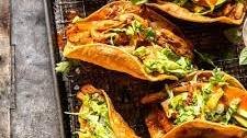 Grilled Buffalo Ranch Chicken Tacos