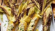 Grilled Corn with Teriyaki Butter