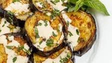 Grilled Eggplant with Tahini Sauce