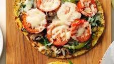 Grilled Flatbread Veggie Pizza